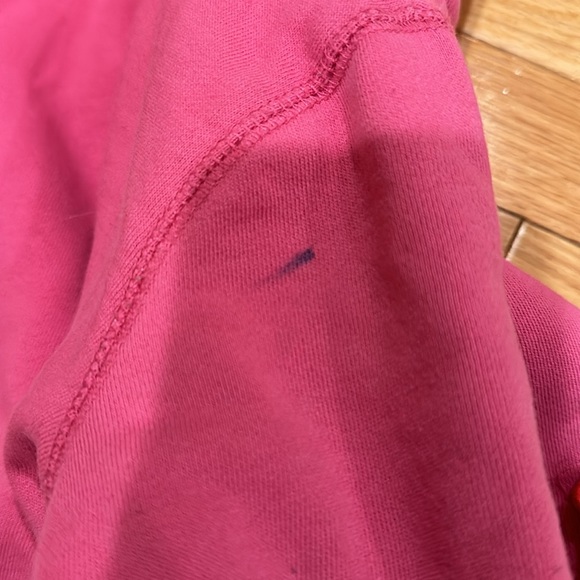 Mini Boden Pink Apple Appliqué Cozy Sherpa Hoodie - Picture 7 of 7
